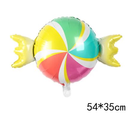 Фольгированный шар Большая фигура конфета 80 см (Китай)