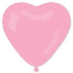 Латексный шар Gemar 10" Сердце Пастель Розовое #06 (100 шт)