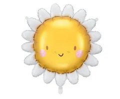 Фольгована кулька PartyDeco Велика фігура Сонце Ромашка (90 см)