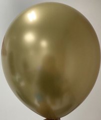 Латексна кулька Китай 12″ Хром Золото (1 шт)